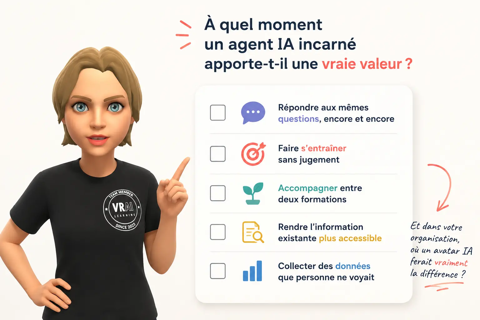 À quel moment un agent IA incarné apporte-t-il une vraie valeur ?