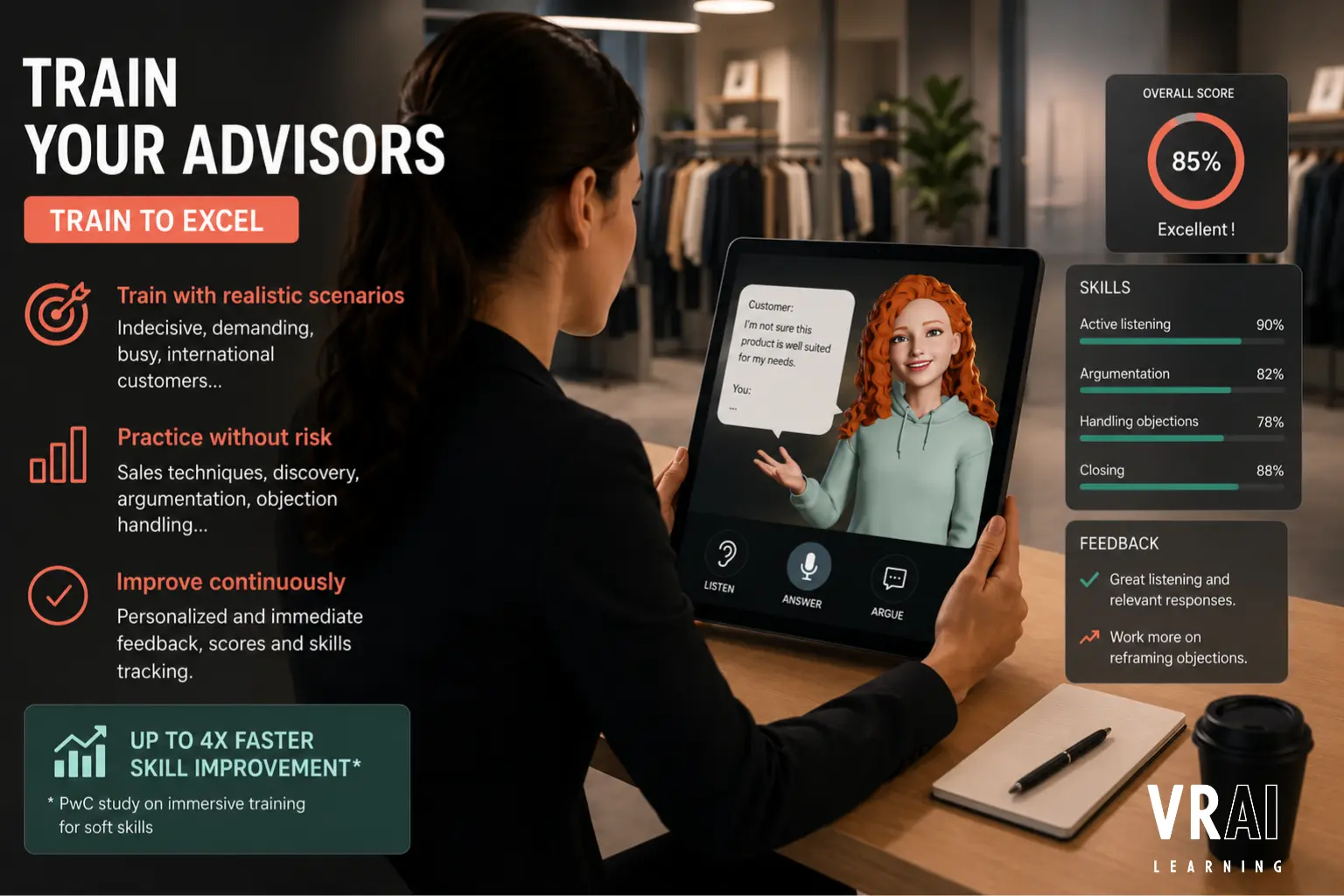 AI Avatar in Retail: Train Your Advisors and Embody Your Brand on All Devices