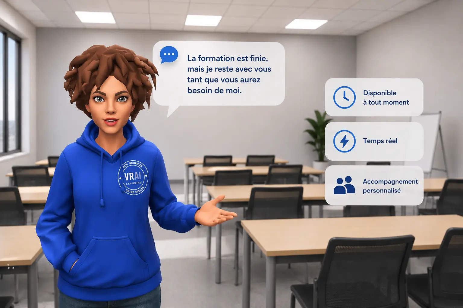 Avatar IA : le compagnon pour un ROI formation durable